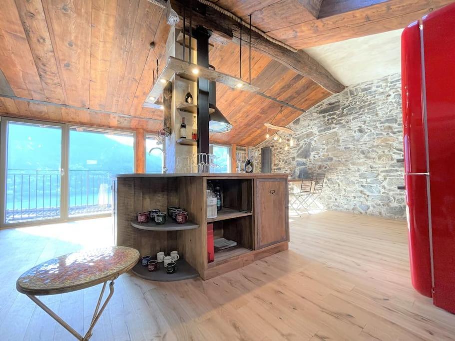 לאליו Romantic Home Stone With Amazing View Lake Of Como And Oleandra מראה חיצוני תמונה
