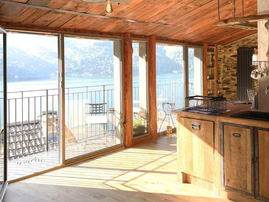 לאליו Romantic Home Stone With Amazing View Lake Of Como And Oleandra מראה חיצוני תמונה