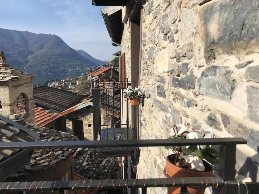 לאליו Romantic Home Stone With Amazing View Lake Of Como And Oleandra מראה חיצוני תמונה